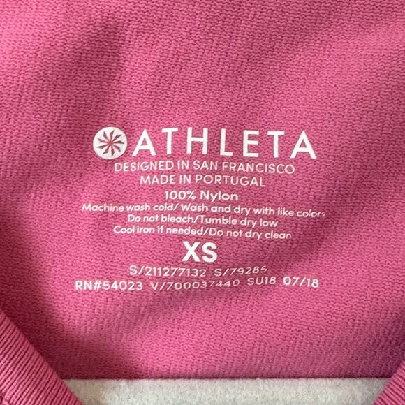 Athleta Rebook Tank Top Bundle Women XS Black Pink Activewear Gym - Picture 12 of 16
